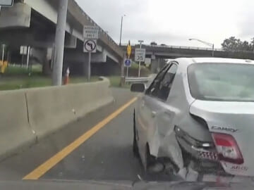 Zipper Merge Sparks Road Rage Crash Caught On Dashcam