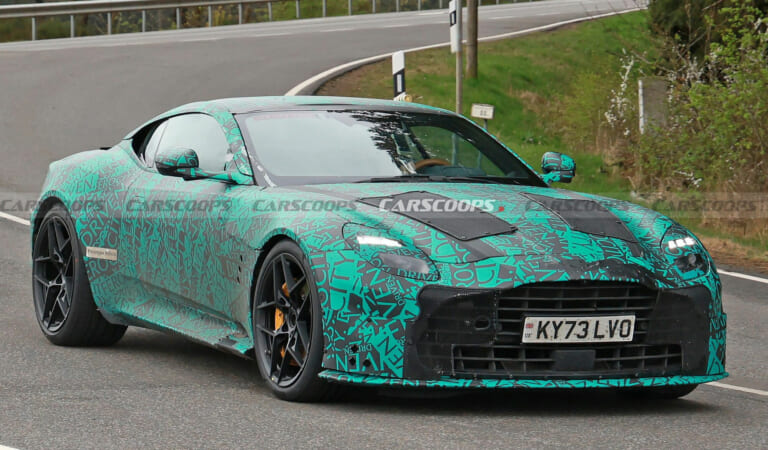 Aston Martin DBS Drops Camo Revealing More Traditional Design