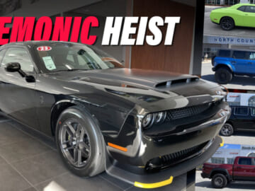 Alabama Thieves Steal $1.2M In Cars From Dodge Dealer, Use Challenger Demon 170 As Battering Ram!