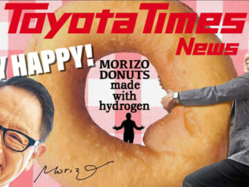 Akio Toyoda Makes Guilt-Free Donuts With Hydrogen Truck