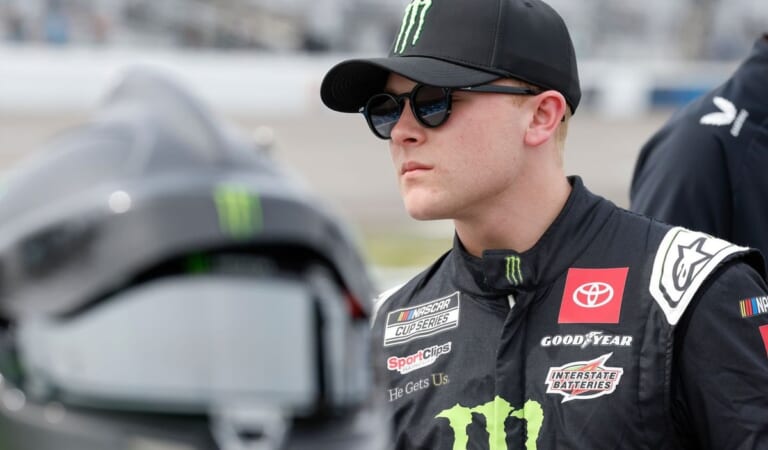 Ty Gibbs leads NASCAR Cup practice at Texas; Busch and Johnson crash