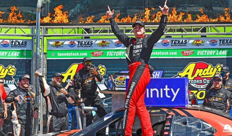 Mayer beats Sieg to Texas NASCAR Xfinity win in spectacular photo finish
